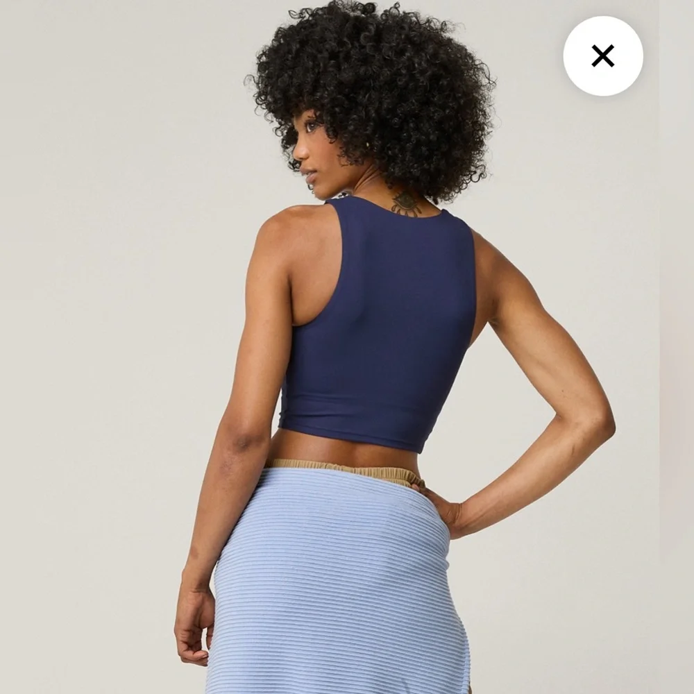 OFFLINE By Aerie Real Me XTRA High Neck Longline Sports Bra - Picture 3 of 6